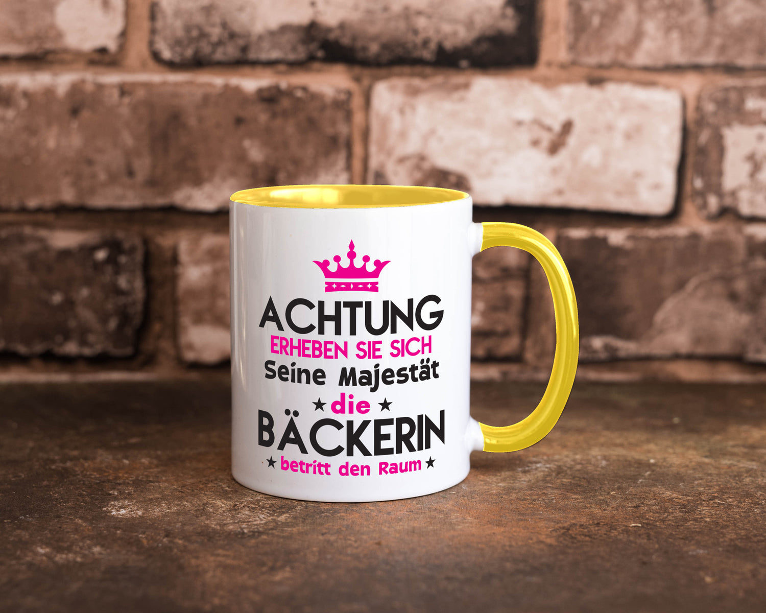 Seine Majestät Bäckerin | Bäckerei Frauen Backen Humor Geschenkidee Tasse