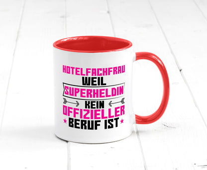 Superheldin Hotelfachfrau | Hotel lustiger Spruch Geschenk Humor Geschenkidee