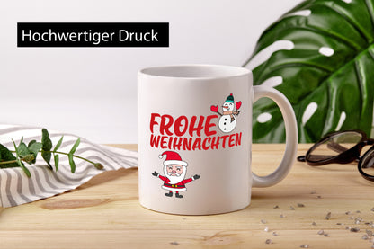 Frohe Weihnachten | Winter Tasse Kakao Glühwein Geschenkidee Humor