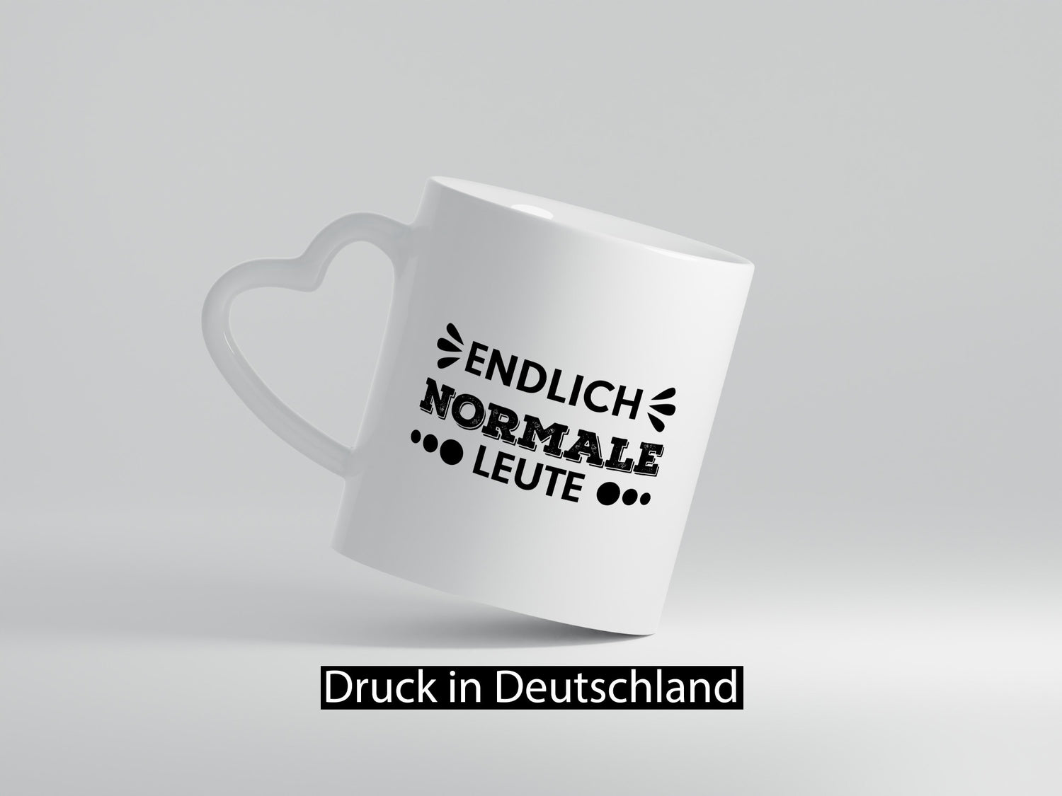Endlich normale Leute | lustiger Spruch Witz Humor lustig Geschenkidee Geschenk