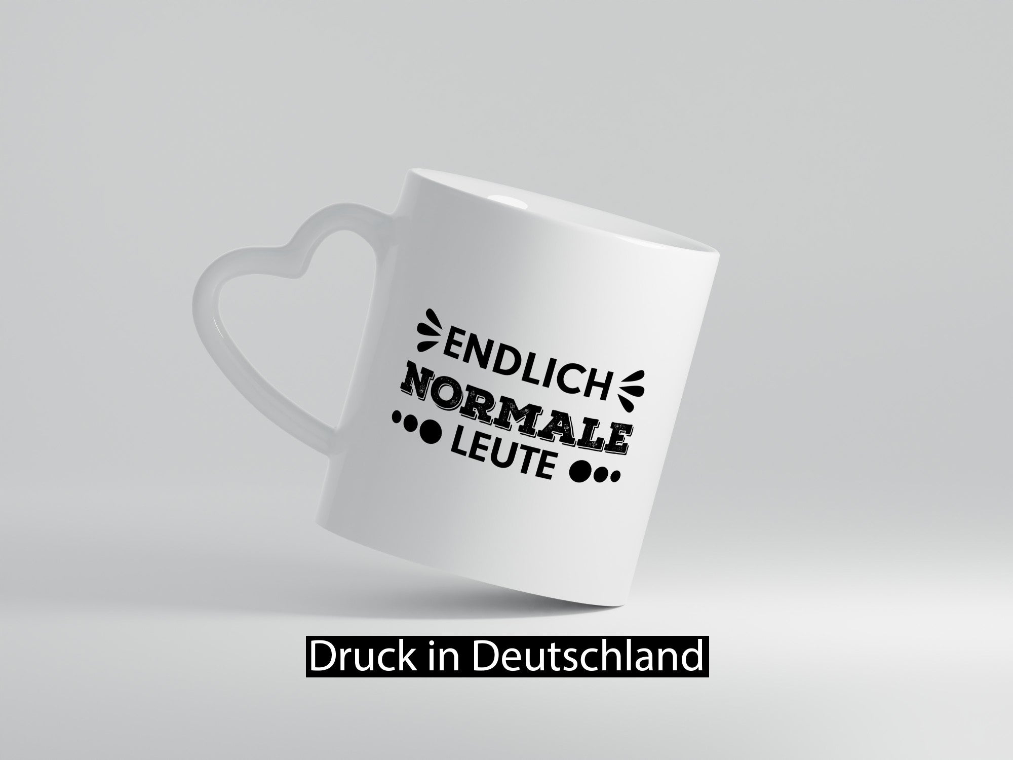 Endlich normale Leute | lustiger Spruch Witz Humor lustig Geschenkidee Geschenk