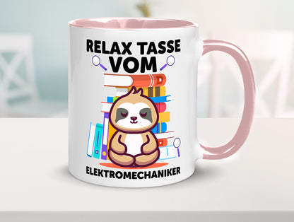 Relax Tasse: Elektromechaniker | Mechaniker Geschenk Humor Geschenkidee