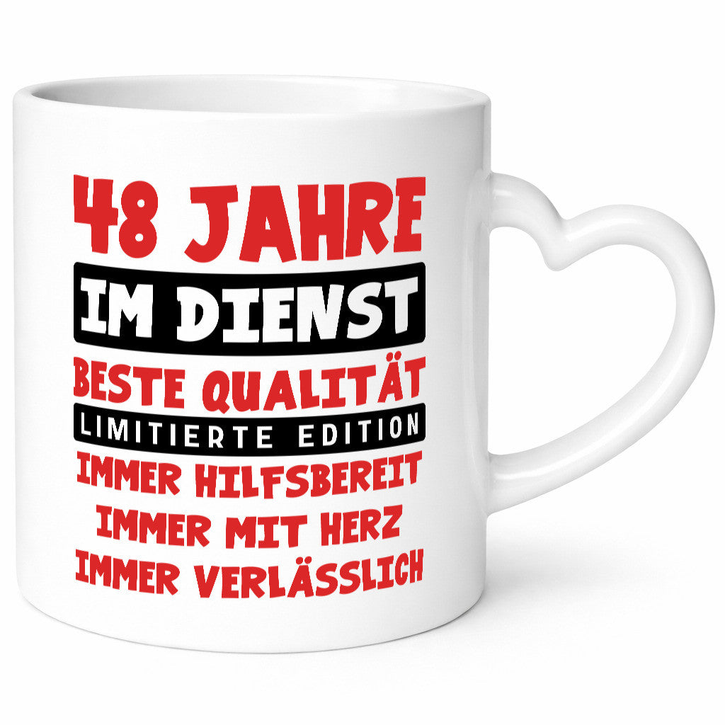 48 Jahre im Dienst | Jubiläum Arbeit v9 Geschenk Kollegen Büro lustiger Spruch