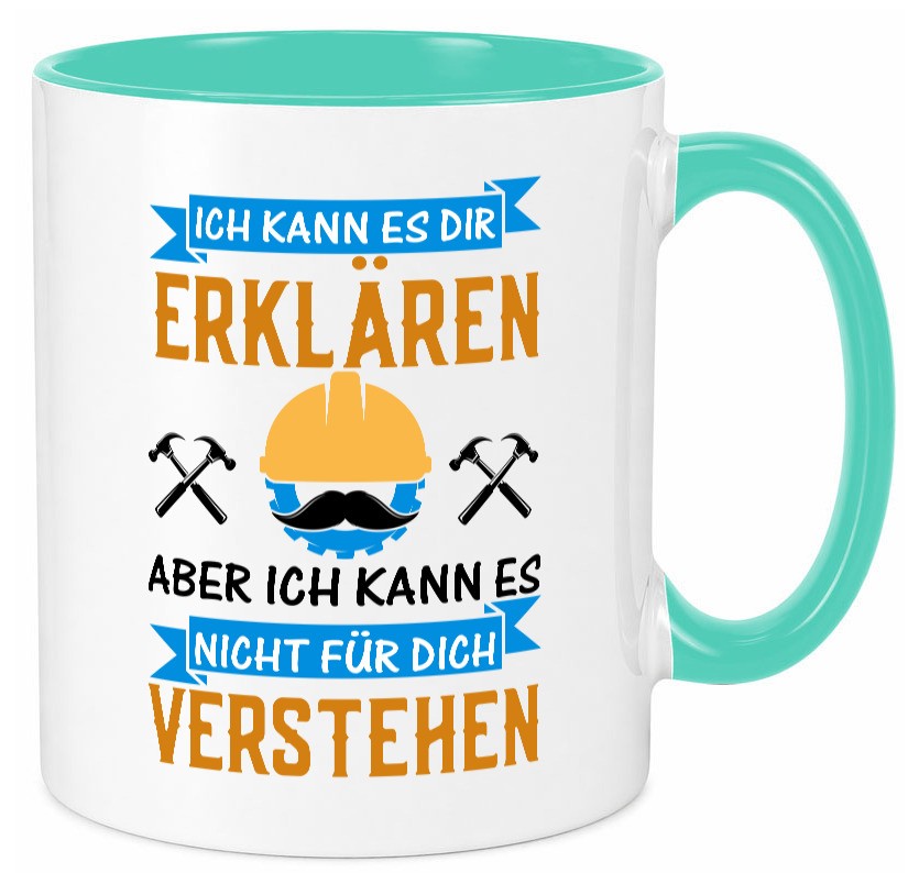 Ich kann es dir erklären | Dumme Mitarbeiter Arbeit lustiger Spruch Geschenk Tasse