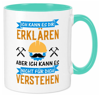 Ich kann es dir erklären | Dumme Mitarbeiter Arbeit lustiger Spruch Geschenk Tasse