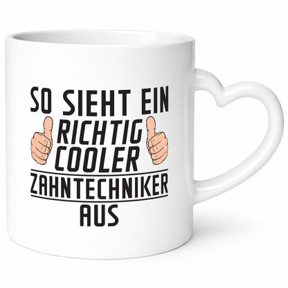 Richtig Cooler Zahntechniker | Zahnmedizin Geschenkidee Humor Tasse