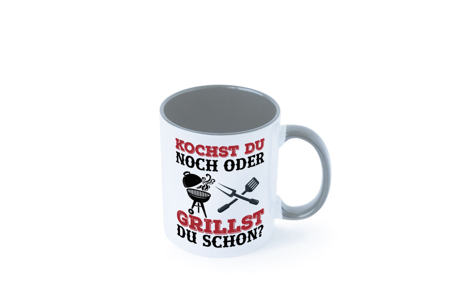 Grillst du schon? | Spruch Tasse Grillen Männer Geschenkidee Humor