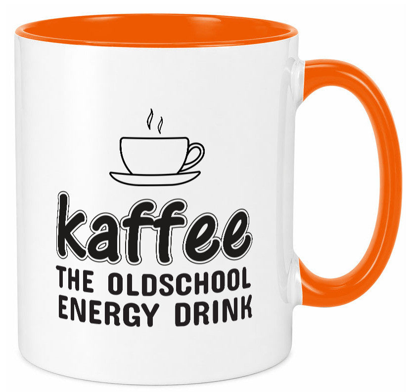 Oldschool Kaffee | Kaffeetrinker Tasse Statement lustiger Spruch Geschenk Humor