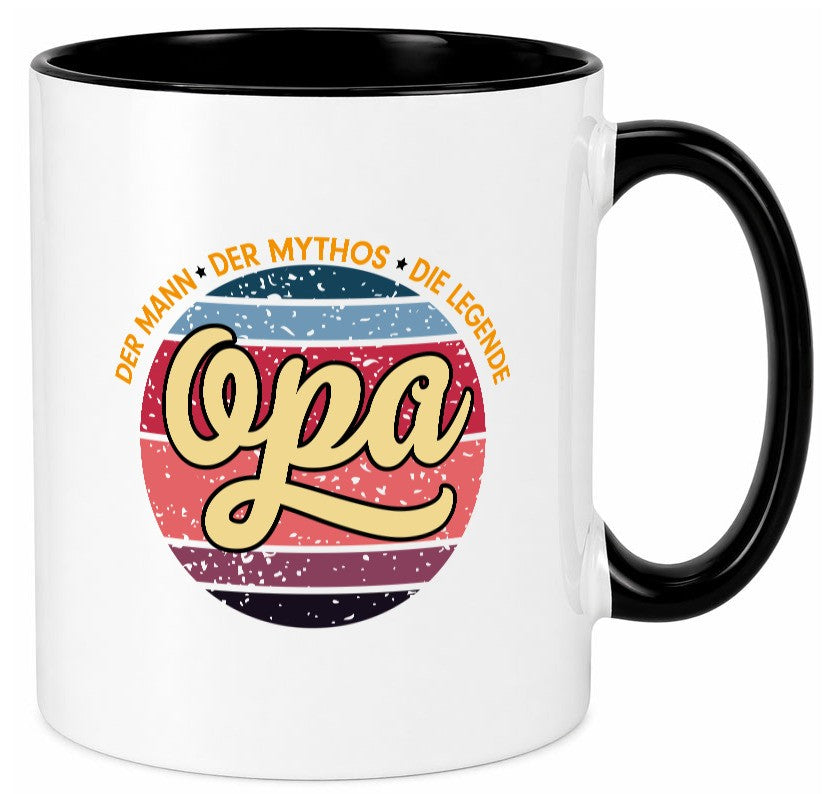 Die Legende Opa | Großvater Spruch Enkelkinder Geschenk Familie Geschenkidee Tasse