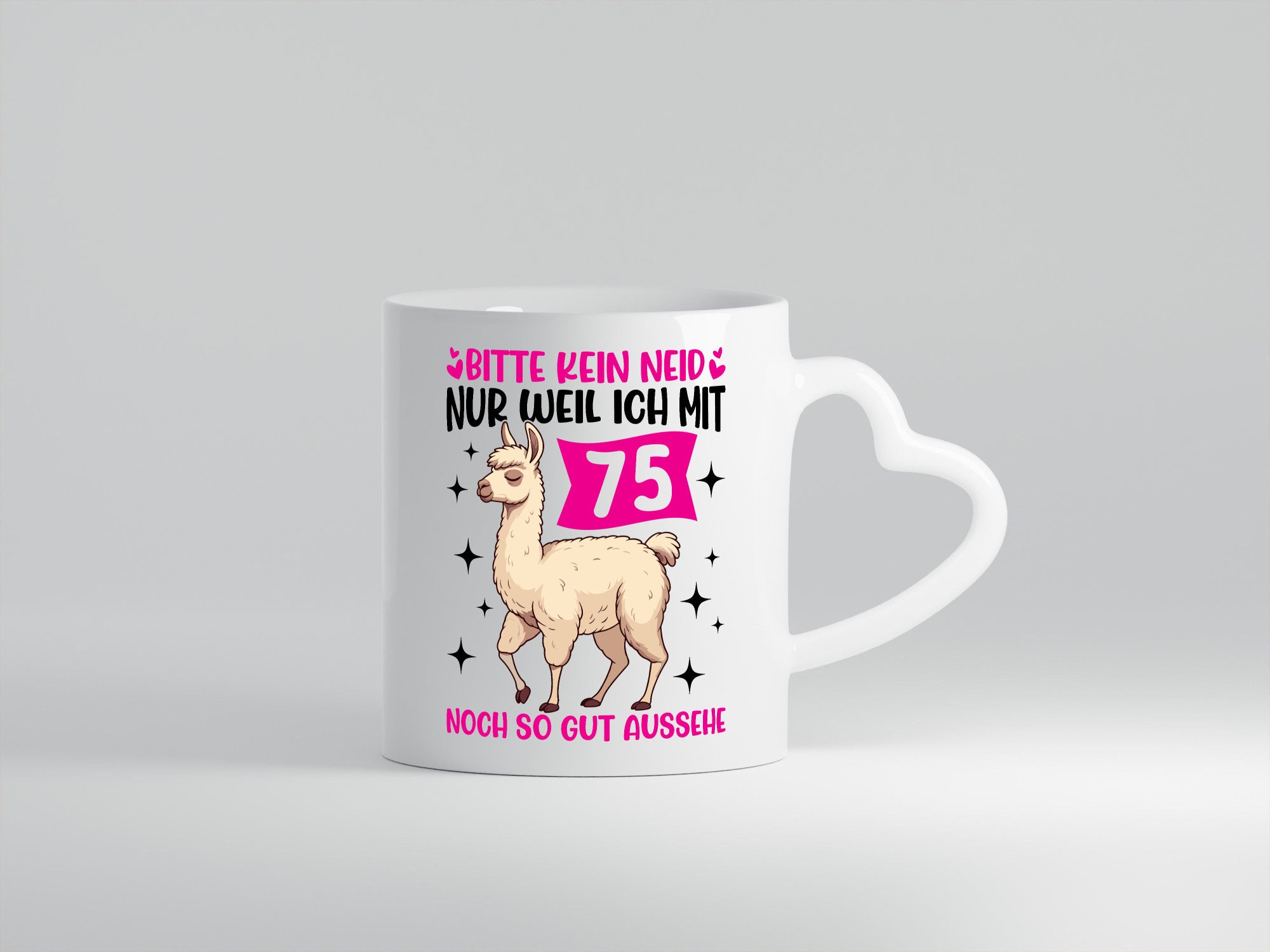 75. Geburtstag | 75 Jahre Lama gut aussehen Geschenk Geschenkidee lustiger