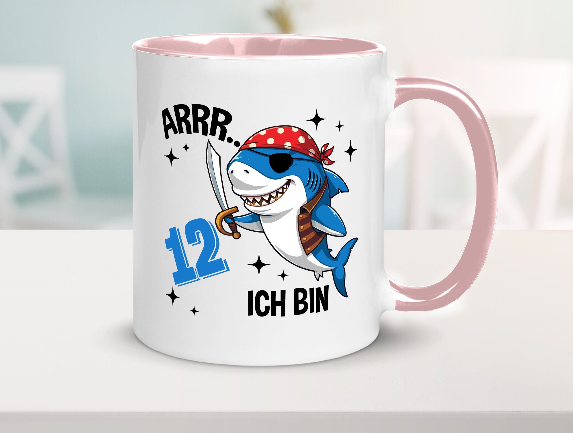12. Geburtstag | 12 Jahre Arr Pirat Hai Piraten Geschenk Geschenkidee lustiger