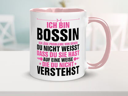 Löse Probleme: Bossin | Führungskraft Vorgesetzte lustig Humor Geschenkidee