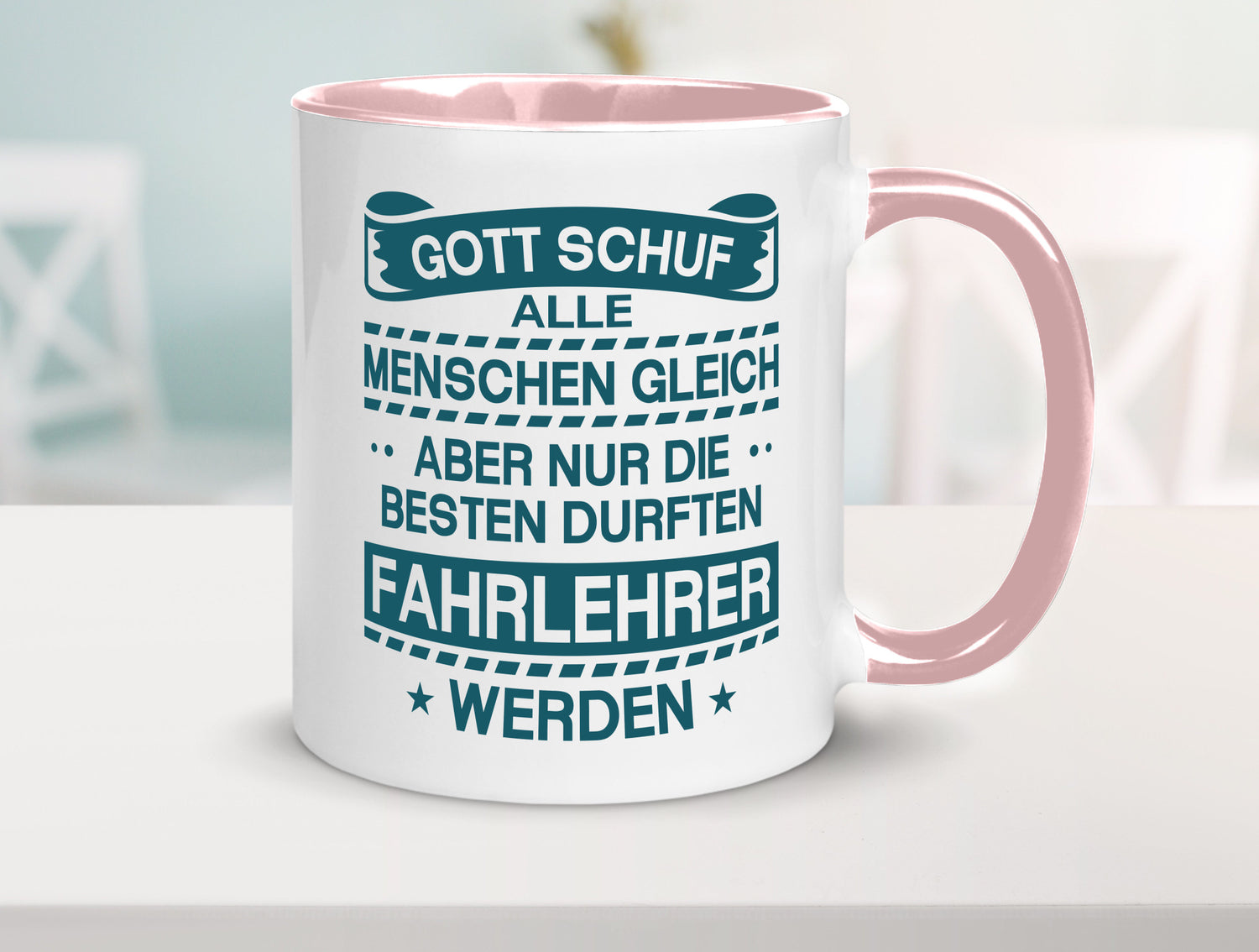 Alle Menschen gleich, die Besten sind Fahrlehrer | Sterne Humor Geschenkidee