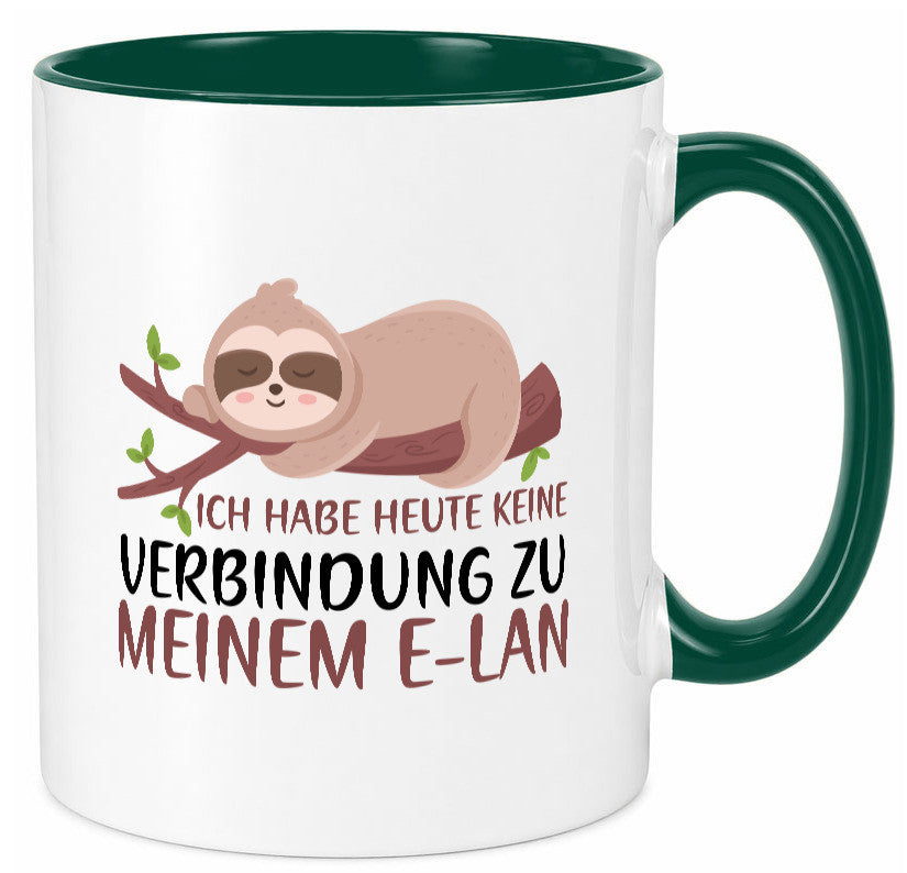 Verbindung zum Elan | WLAN Faultier Faulpelz Laufband Humor Tierliebhaber