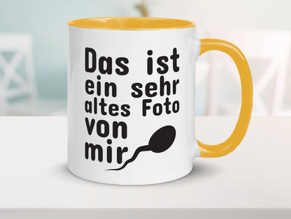 Sehr altes Foto von mir | lustige Tasse Männer Humor Geschenk Geschenkidee