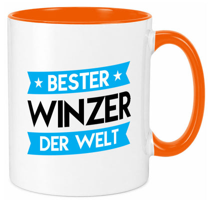 Bester Winzer | Weinbauer Wein Geschenk Humor Geschenkidee lustiger Spruch Tasse
