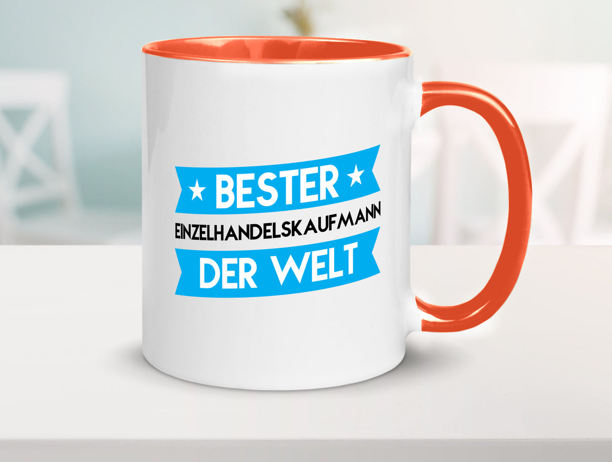 Bester Einzelhandelskaufmann | Einzelhandel Geschenk Humor Geschenkidee Tasse