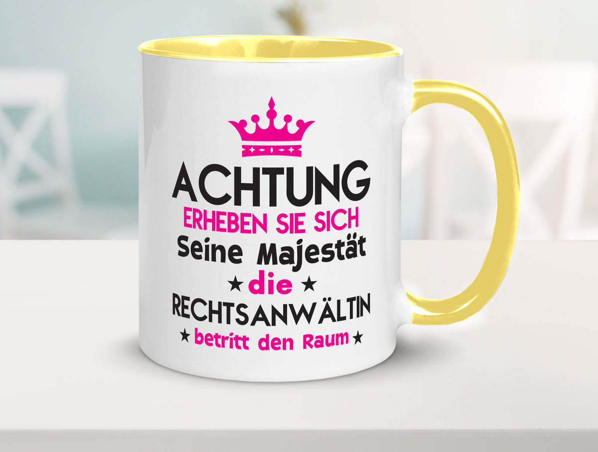 Seine Majestät Rechtsanwältin | Jurstin Anwältin Humor Geschenkidee Tasse
