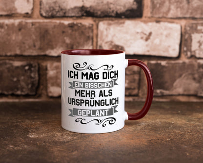 Ich mag dich mehr als geplant | Best Freinds Freundschaft Geschenkidee Humor