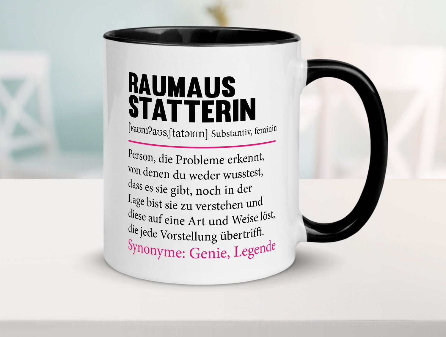 Raumausstatterin | Wohn Ausstatterin Beruf Humor Geschenk Arbeit Kollegen Büro