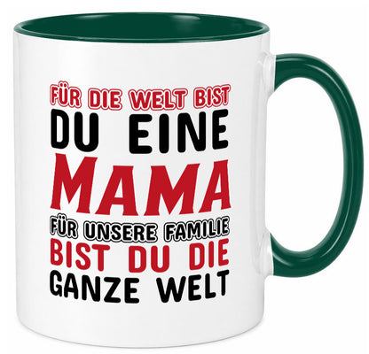 Beste mama der Welt lustiger Spruch Geschenk Familie Geschenkidee Tasse