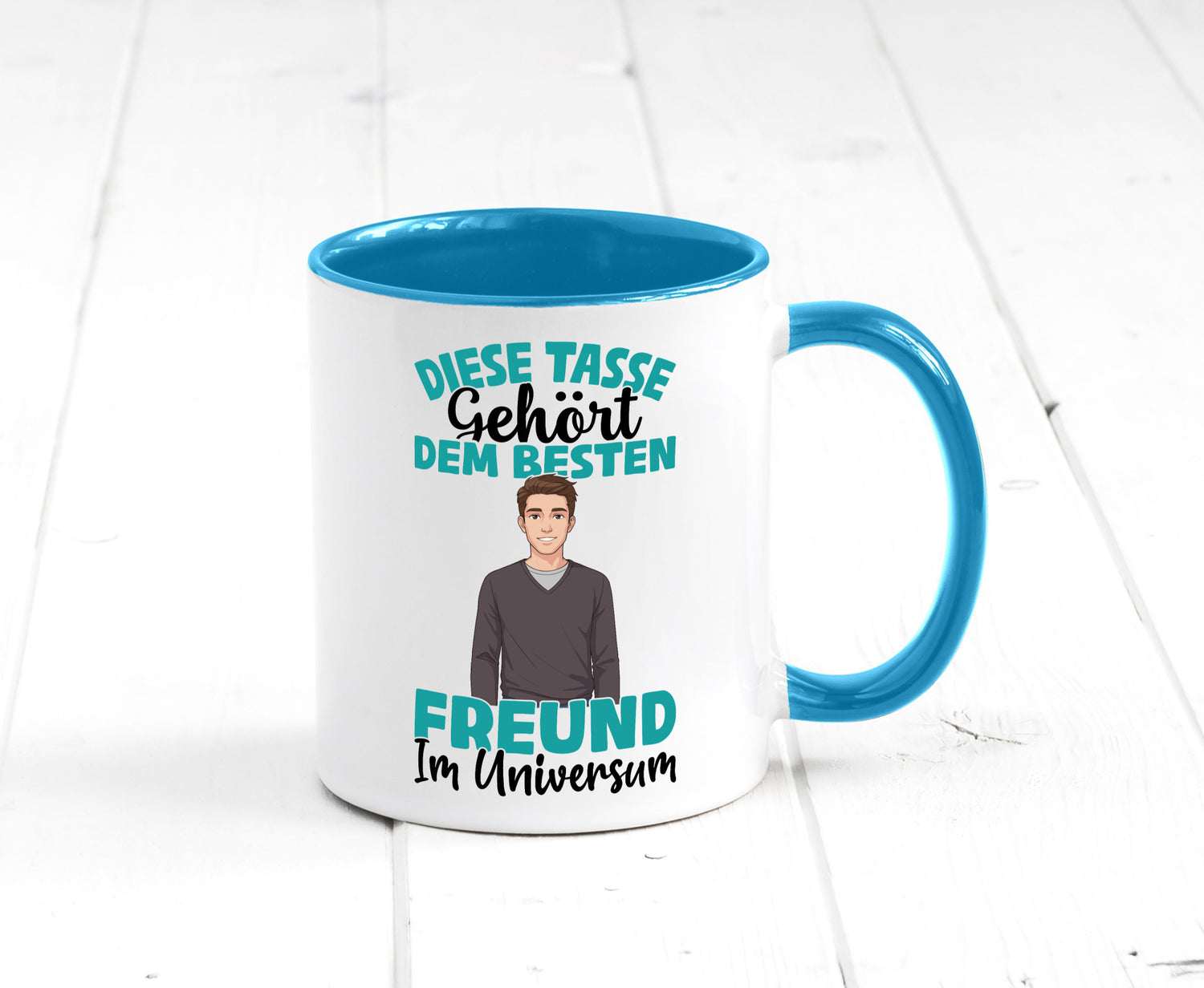 Im Universum: Freund | Beziehung Partner Liebe Geschenk Humor Geschenkidee