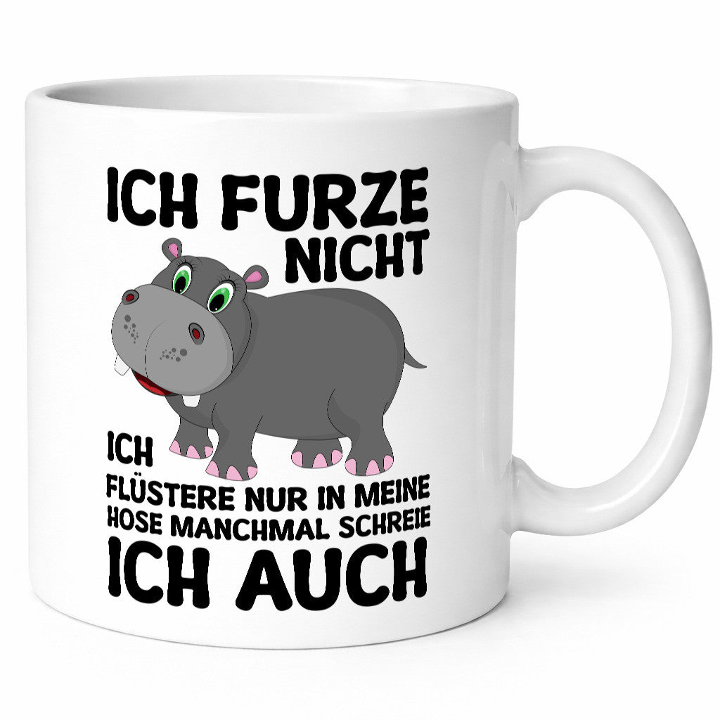 Ich furze nicht | furznilpferd v2 Humor Geschenkidee Tasse