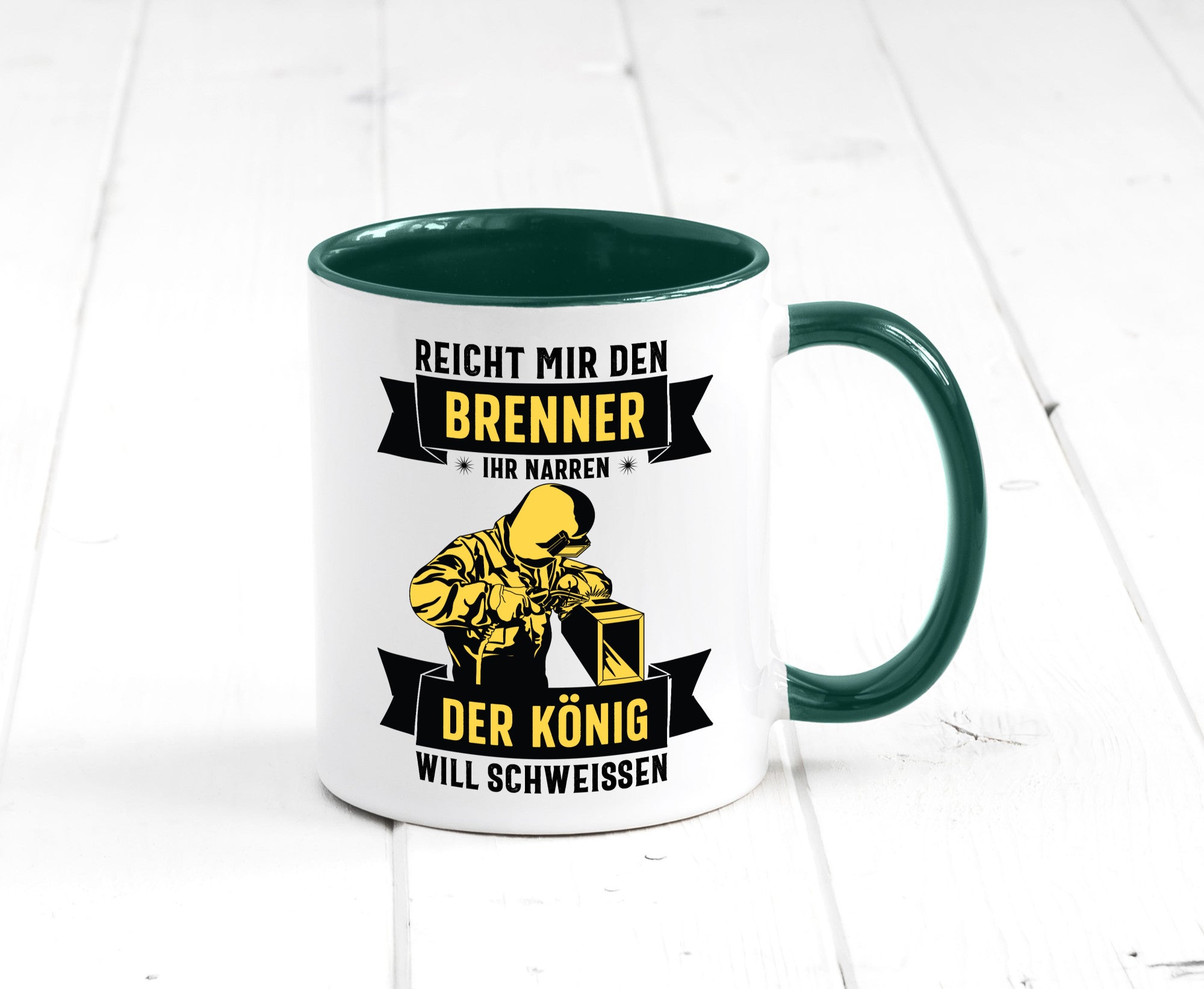 König will schweissen | Schweisser Sterne lustiger Spruch Geschenk Humor