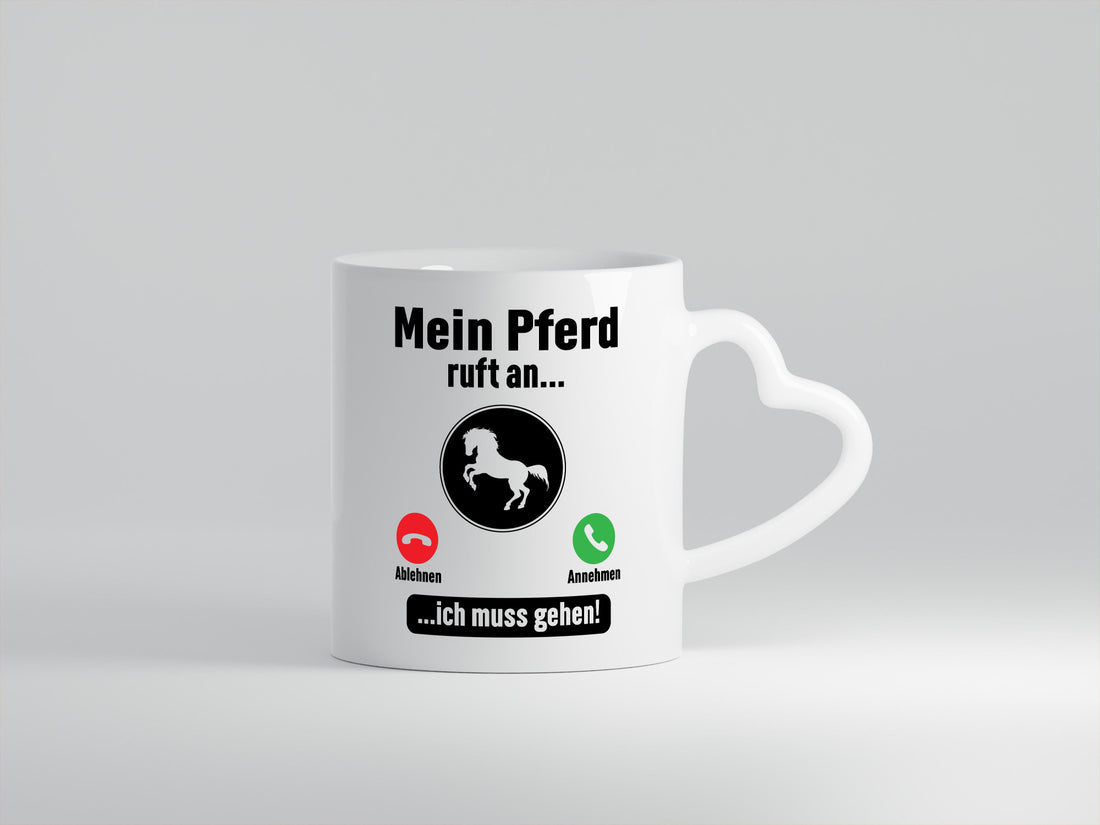 Mein Pferd ruft an | Muss ran gehen Pferdeliebhaber lustig Humor Geschenkidee