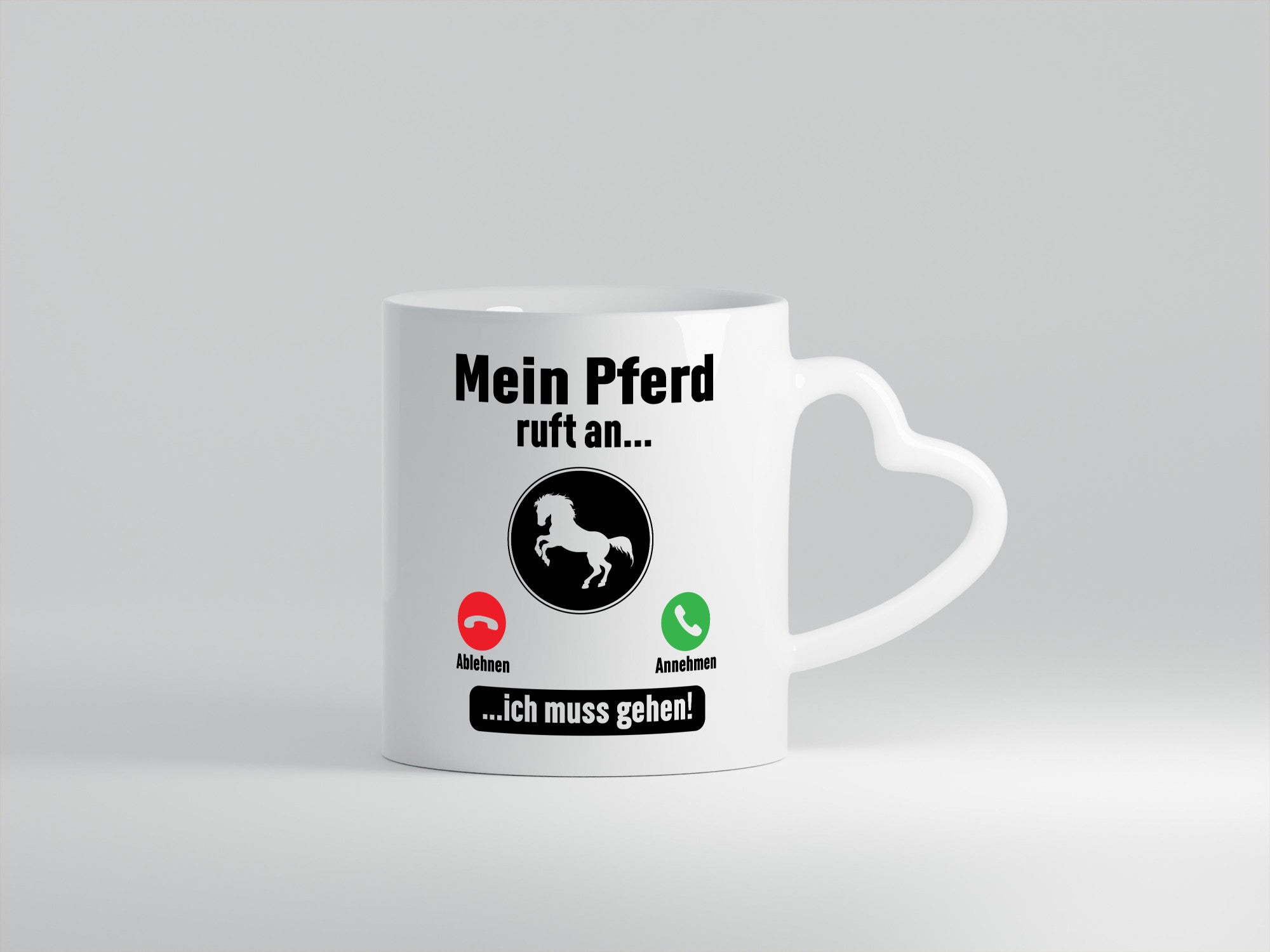 Mein Pferd ruft an | Muss ran gehen Pferdeliebhaber lustig Humor Geschenkidee