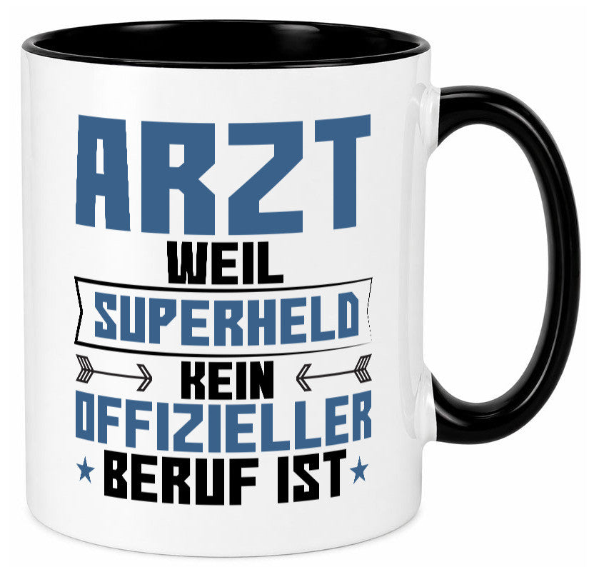 Superheld Arzt | Medizin Doktor Facharzt Geschenk Humor Geschenkidee lustiger Tasse