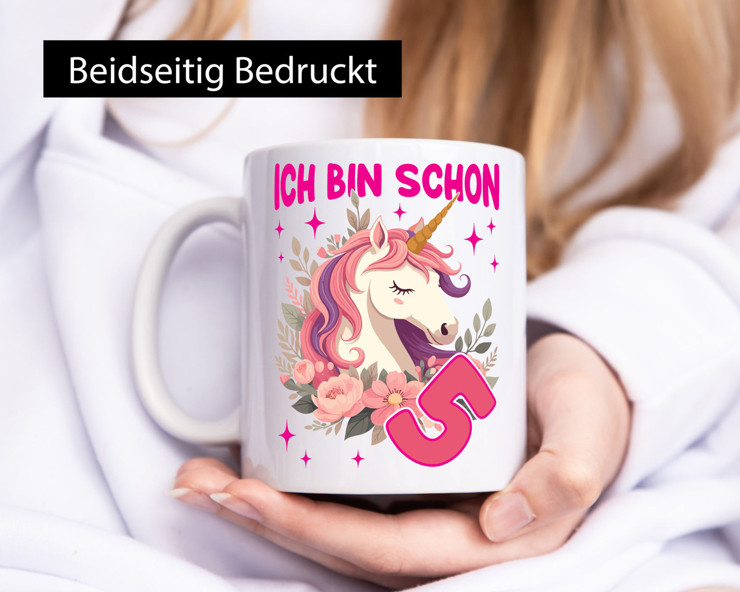 5. Geburtstag | 5 Jahre Einhorn Mädchen Humor Geschenkidee Tasse