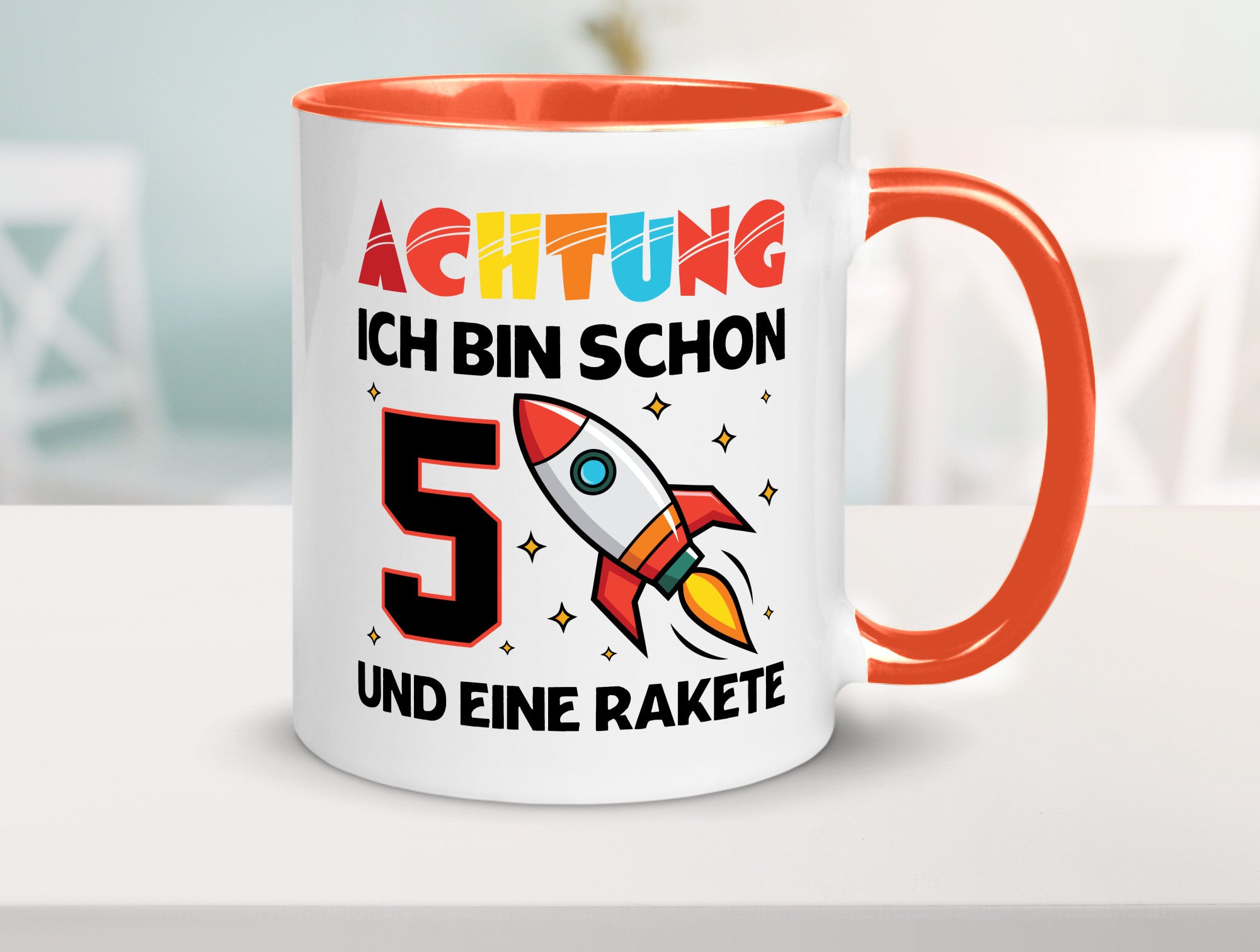 5. Geburtstag | Rakete Weltraum 5 Jahre Galaxy lustig Geschenkidee Geschenk