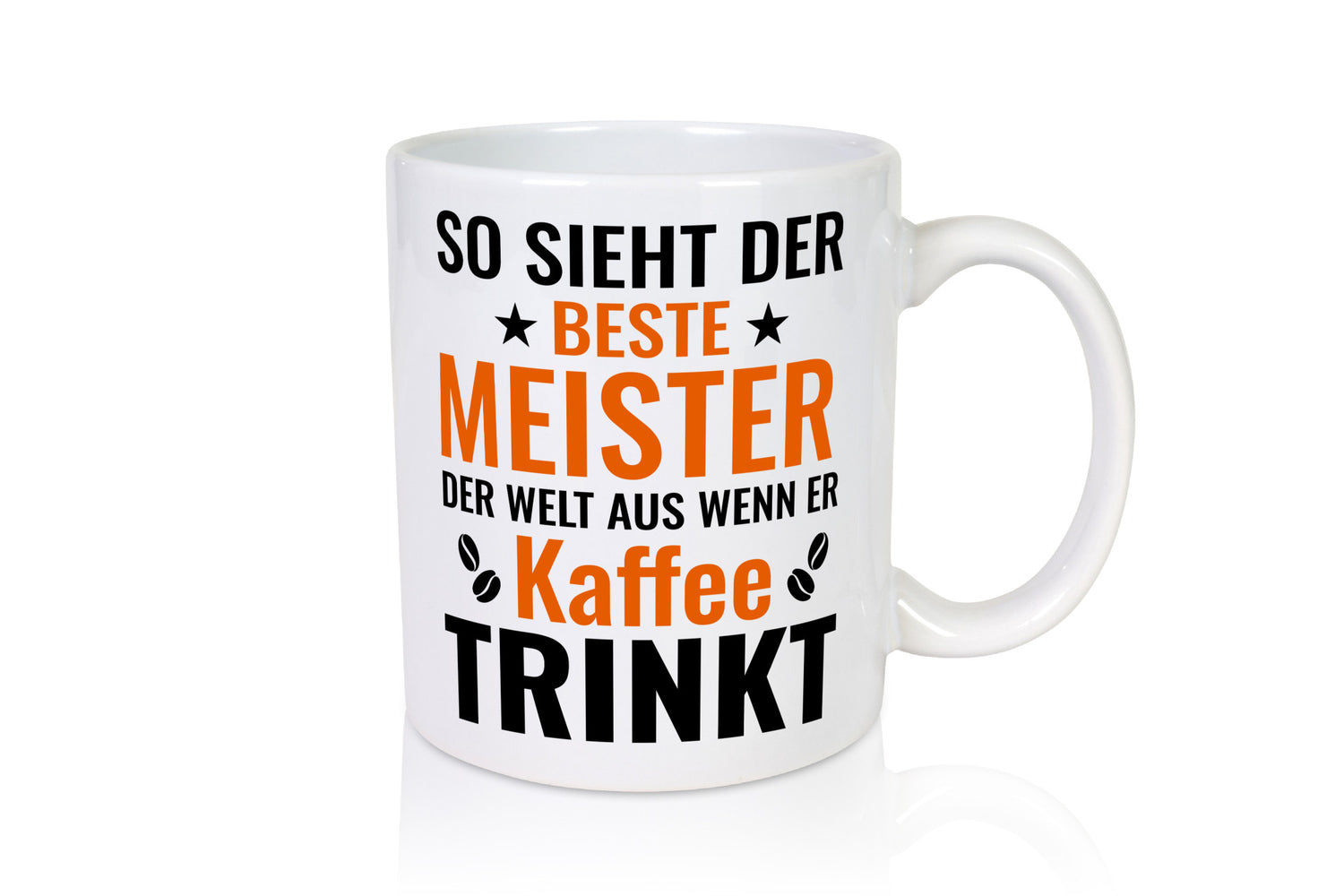 Kaffee trinkt: Meister | Meisterbrief lustiger Spruch Geschenk Humor