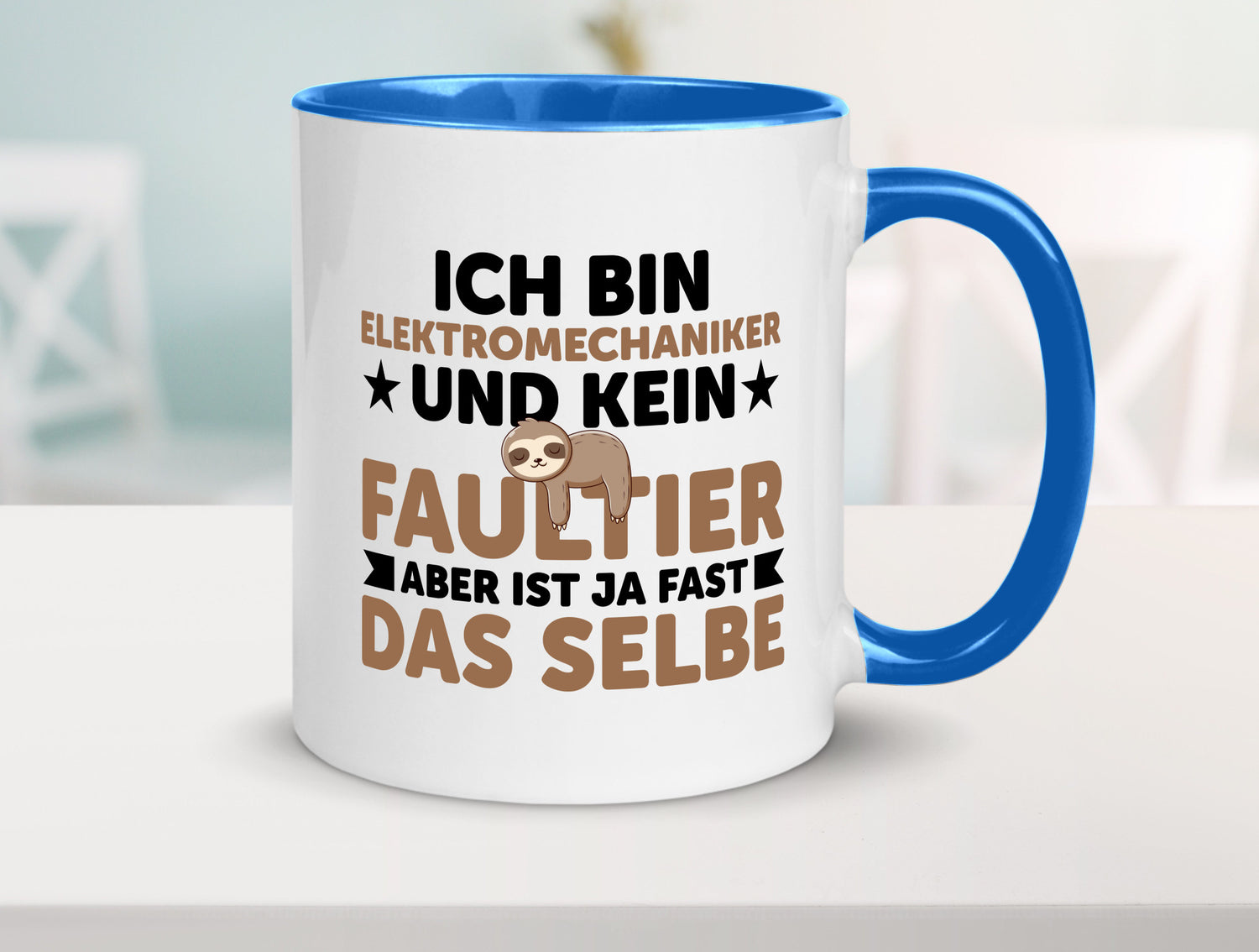 Ich bin kein Faultier: Elektromechaniker | Mechaniker Geschenkidee