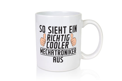 Richtig Cooler Mechatroniker | KFZ lustiger Spruch Geschenk Humor Geschenkidee