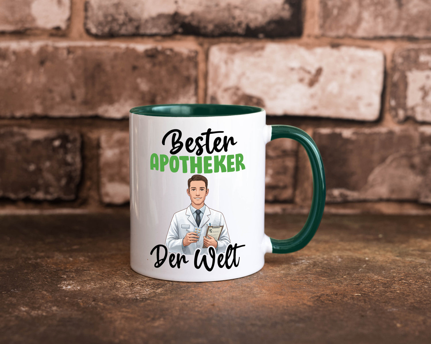 Bester Apotheker | Apotheke Pharmazie v2 Humor Geschenkidee Tasse