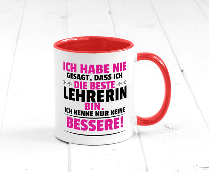 Die Beste Lehrerin | Schule Beruf Schüler Geschenk Arbeit Kollegen Büro