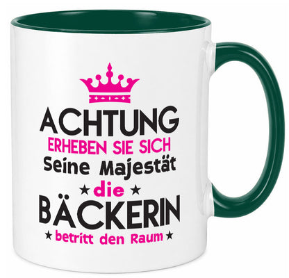 Seine Majestät Bäckerin | Bäckerei Frauen Backen Humor Geschenkidee Tasse