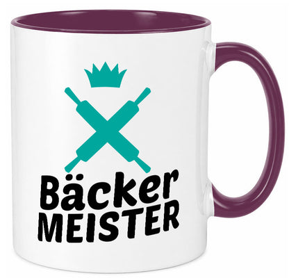 Bäcker Meister | Bäckerrei lustig Humor Geschenkidee Geschenk Tasse