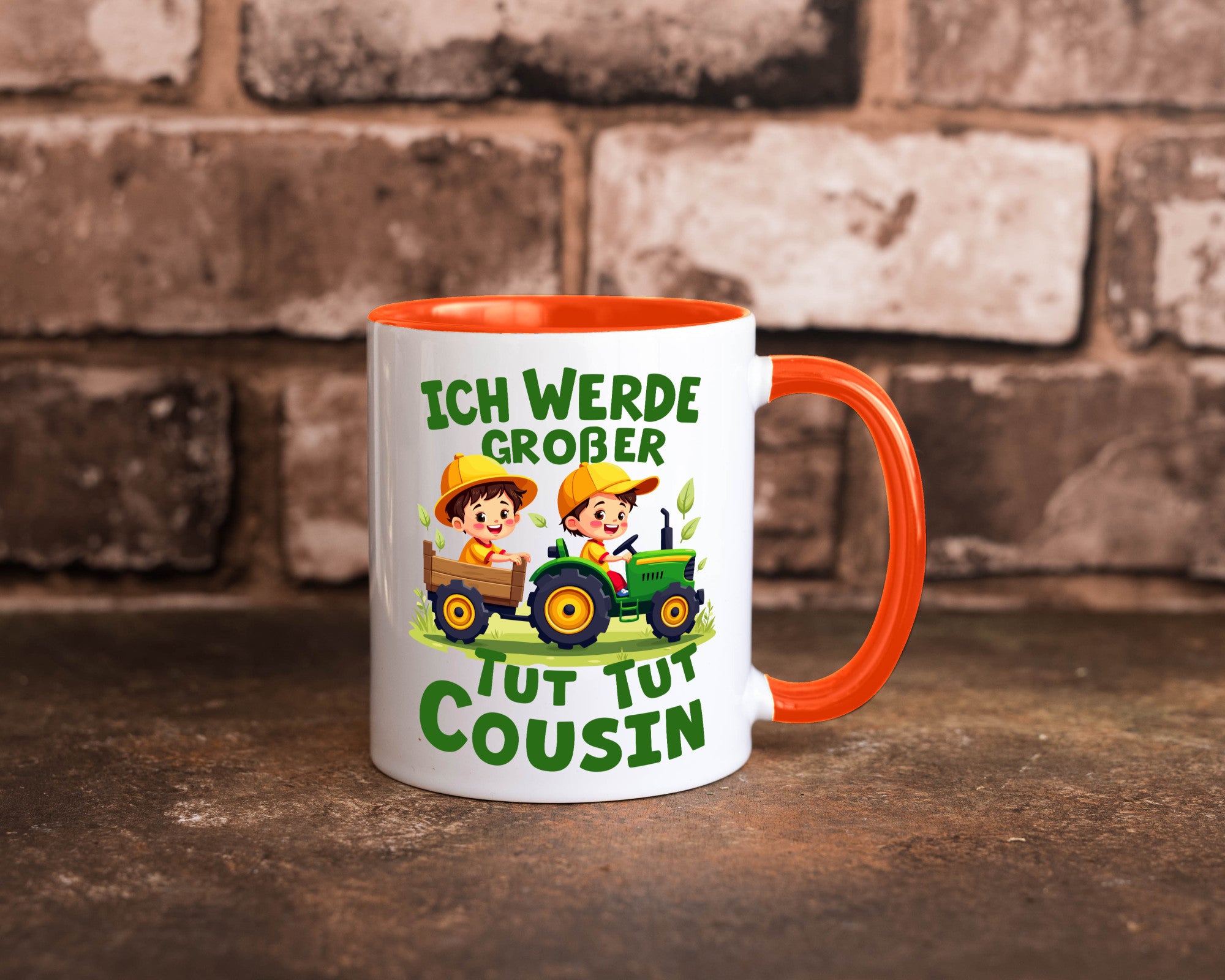 Ich werde Großer Cousin | Familie Bauer lustiger Spruch Geschenk Geschenkidee