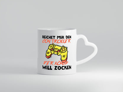 Der König will Zocken | Gamer zocker Gaming Humor Geschenkidee Tasse