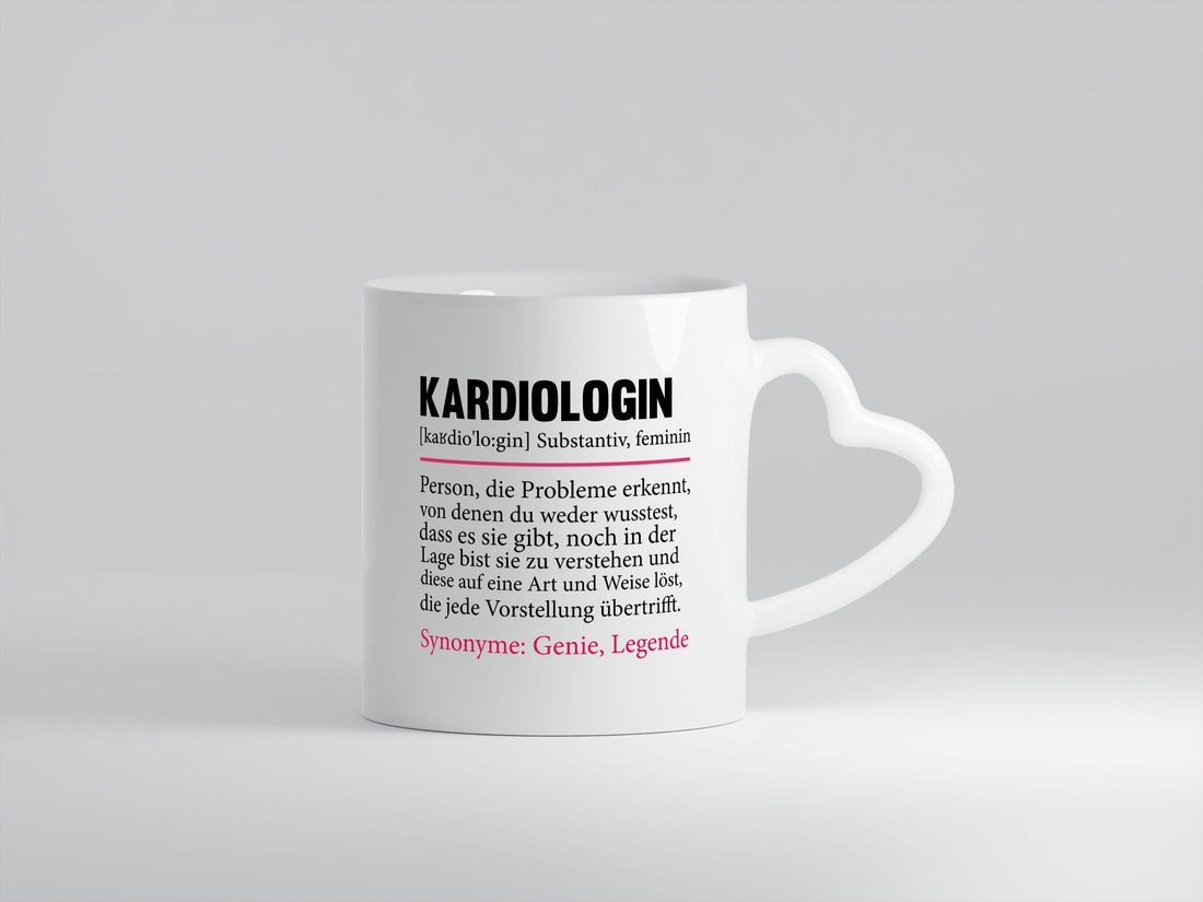 Kardiologin | Spruch lustig Kardiologie Beruf Geschenk Arbeit Kollegen Büro