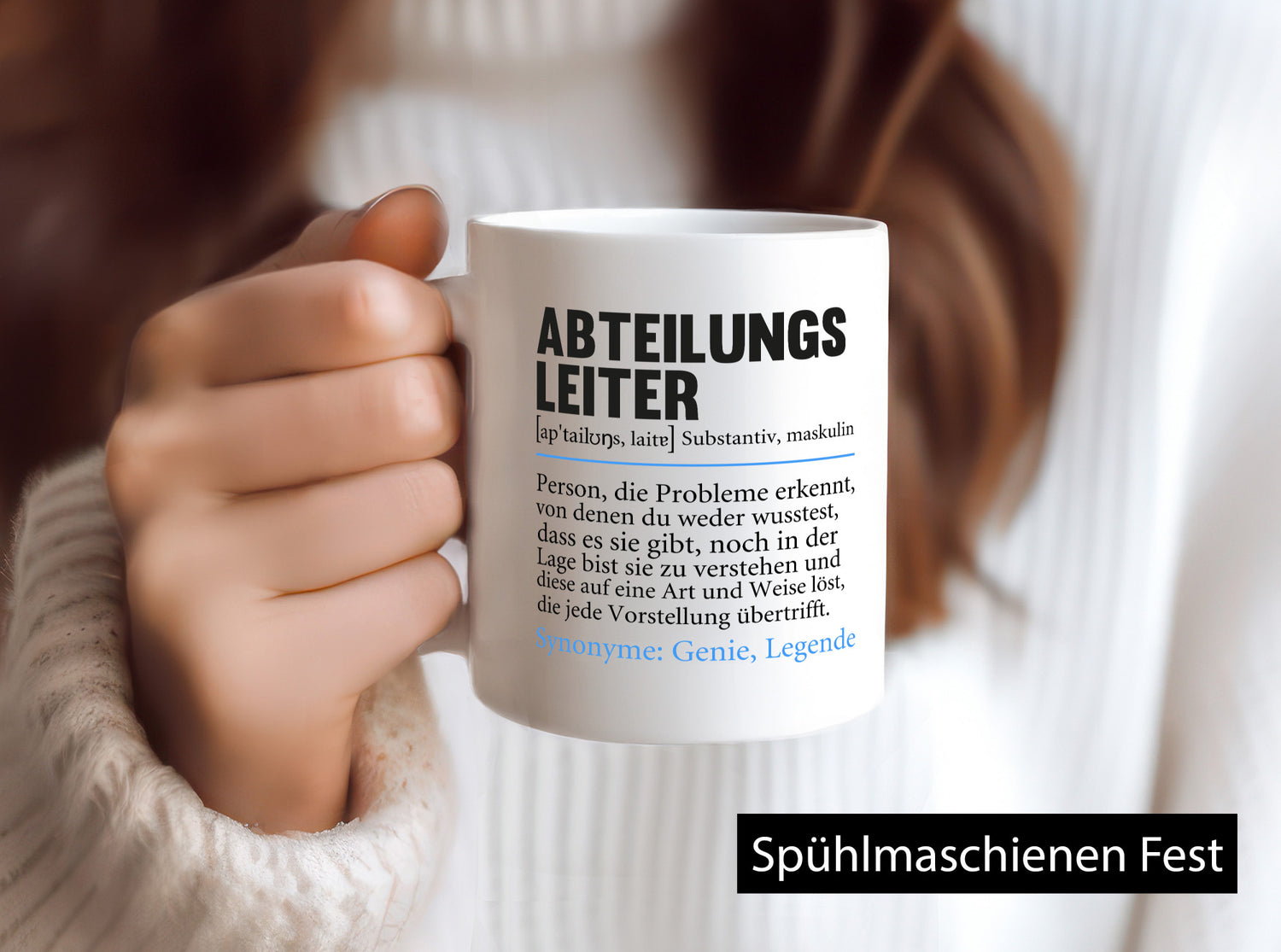 Abteilungsleiter | Spruch lustig Führungskraft Humor Geschenkidee Tasse