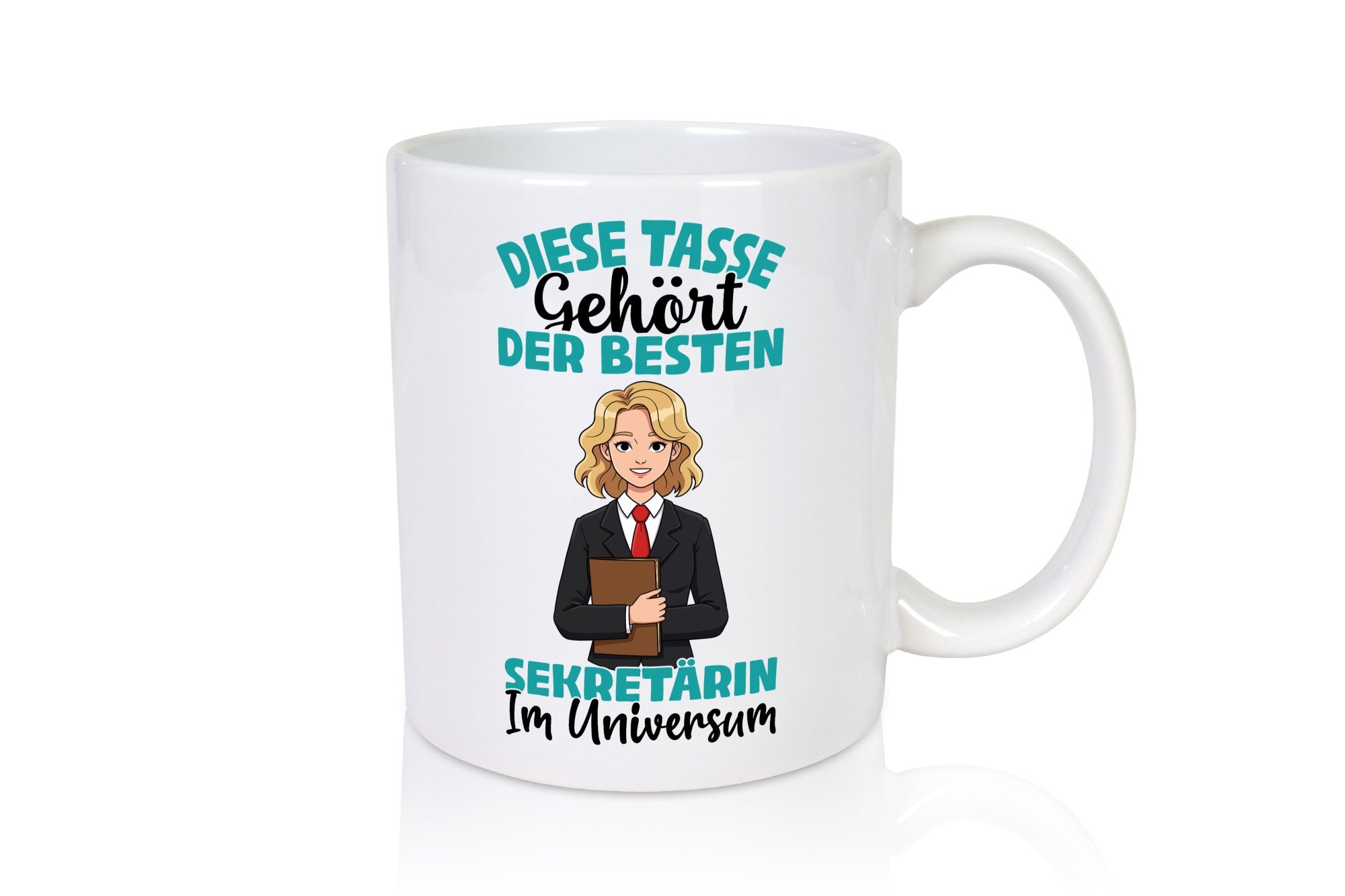 Im Universum: Sekretärin | Büro lustiger Spruch Geschenk Arbeit Kollegen Tasse