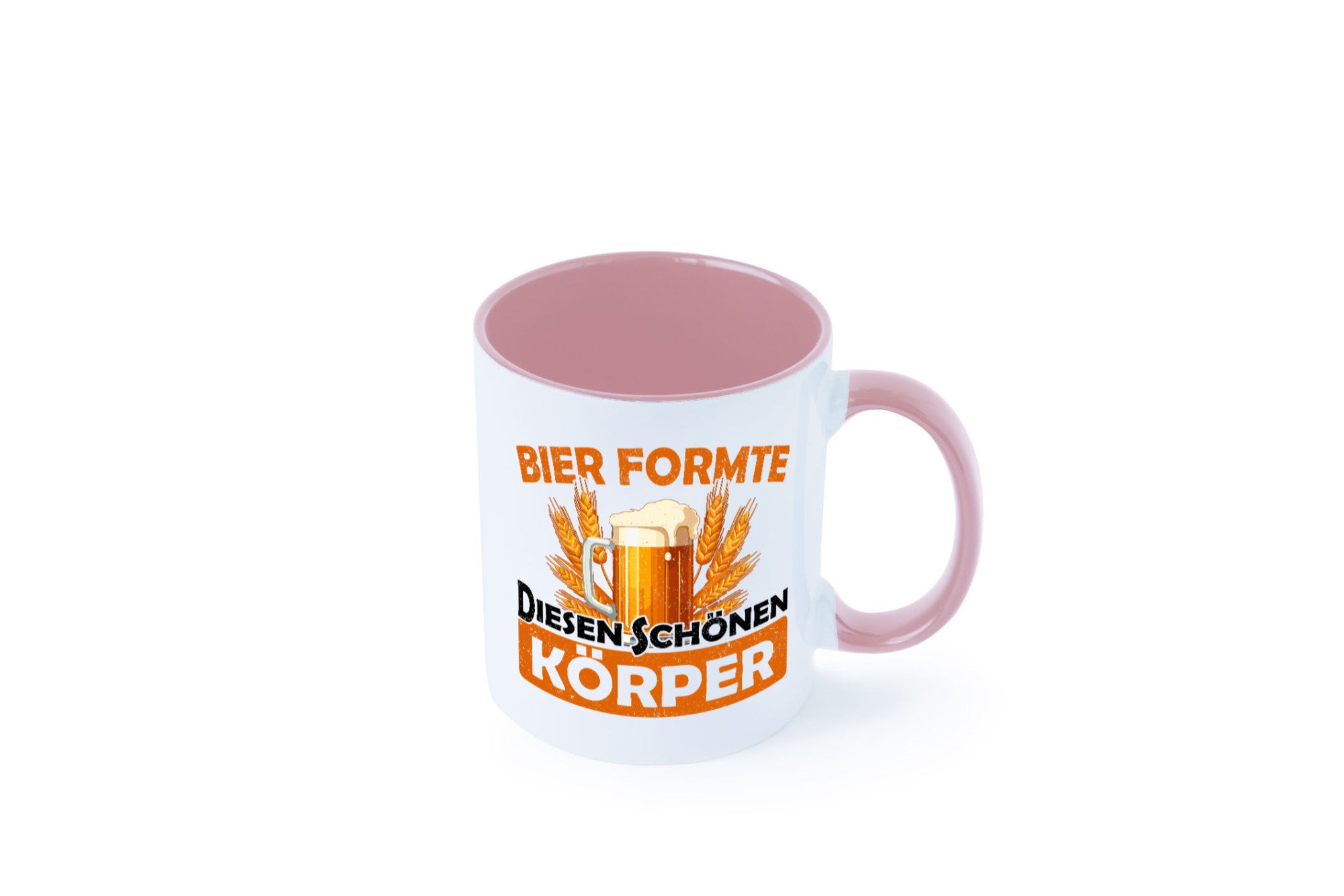 Bier förmte diesen Körper | bierliebhaber v2 Humor Geschenkidee Tasse
