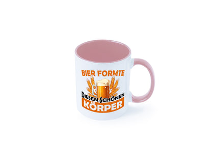 Bier förmte diesen Körper | bierliebhaber v2 Humor Geschenkidee Tasse