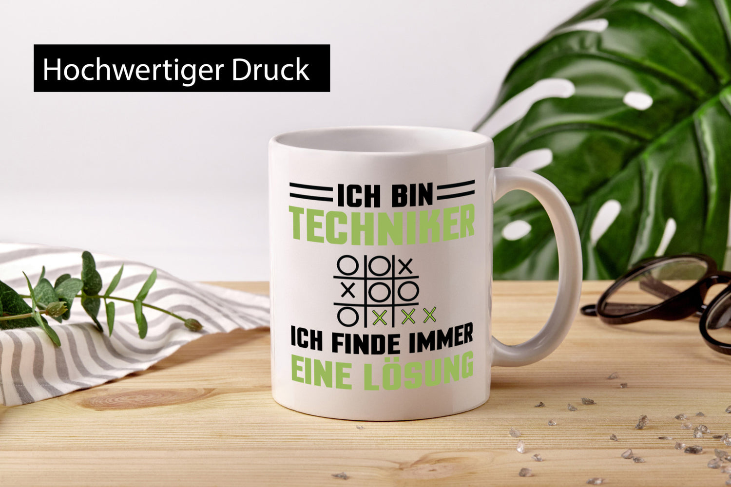Ich bin Techniker, ich finde immer eine Lösung | Lustiger Spruch Geschenk Humor