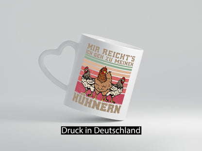 Ich geh zu meinen Hühner | Landwirt Bauer lustig Humor Geschenkidee Geschenk
