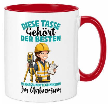 Im Universum: Vermessungstechnikerin | Techniker lustiger Spruch Geschenk Humor